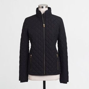 Jcrew Factory Quilted Black Jacket Size XS